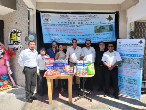 Lee más sobre el artículo Recolección de víveres por el IV Distrito Masónico