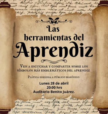 Lee más sobre el artículo Conferencia en grado de aprendiz