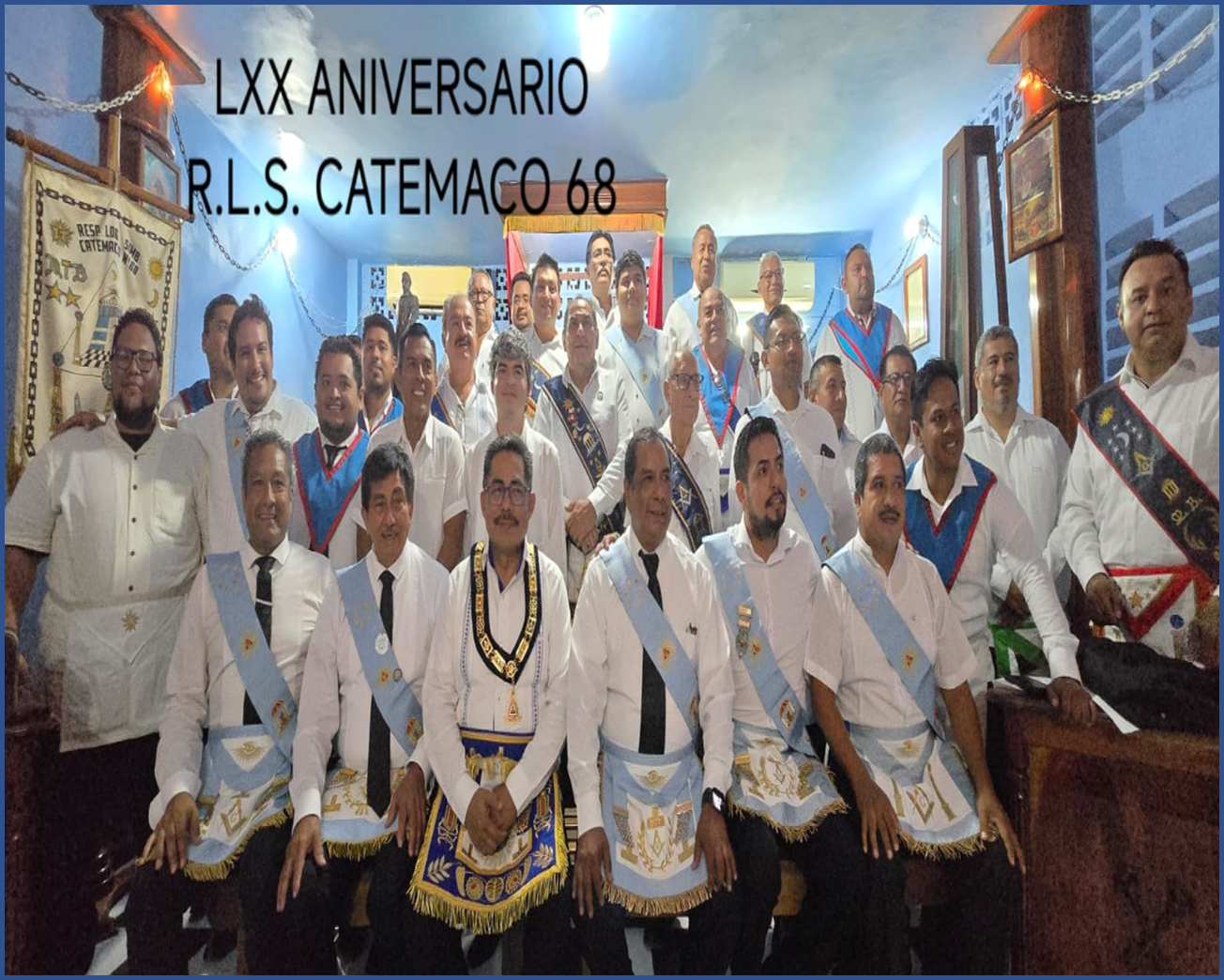 En este momento estás viendo XI Distrito Masónico: Tenida interlogial y 70 aniversario de Catemaco No. 68.