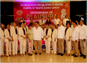 Lee más sobre el artículo Salomón No. 80: Presente en clausura de cursos del COBAEV 55.