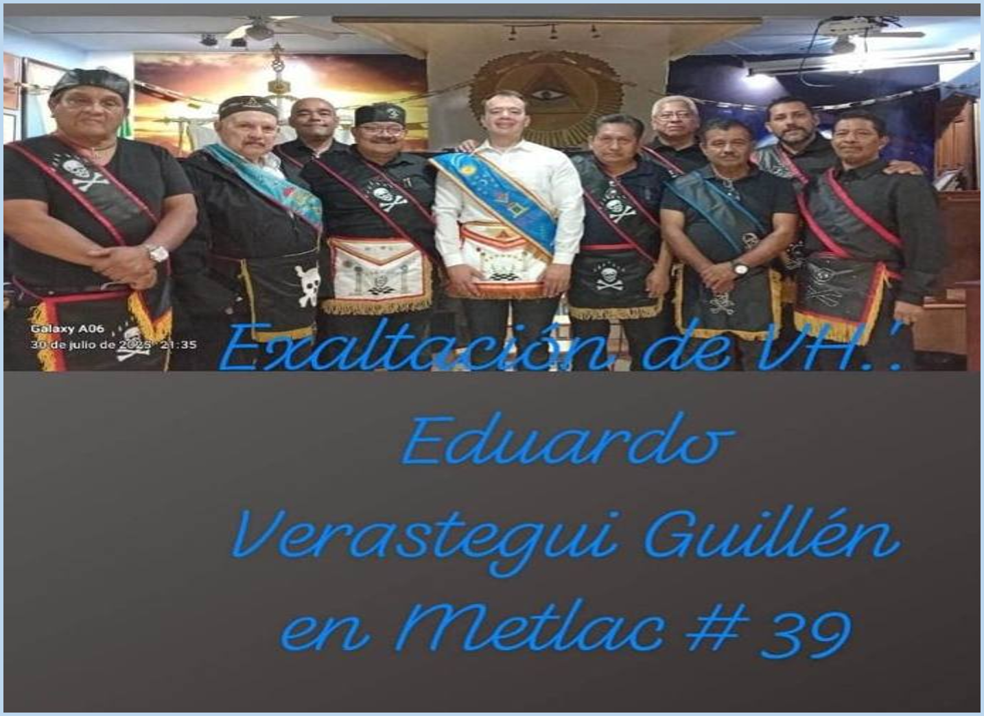 Lee más sobre el artículo Metlac No. 39: Ceremonia de Exaltación.