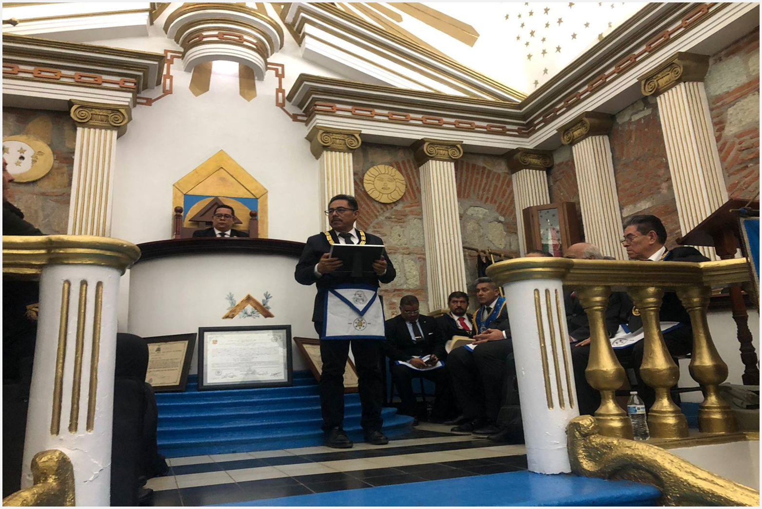 Lee más sobre el artículo Nuestro MRGM fue invitado a la MRGL “Benito Juárez García” de LL∴ y AA∴ MM∴ del Estado de Oaxaca.