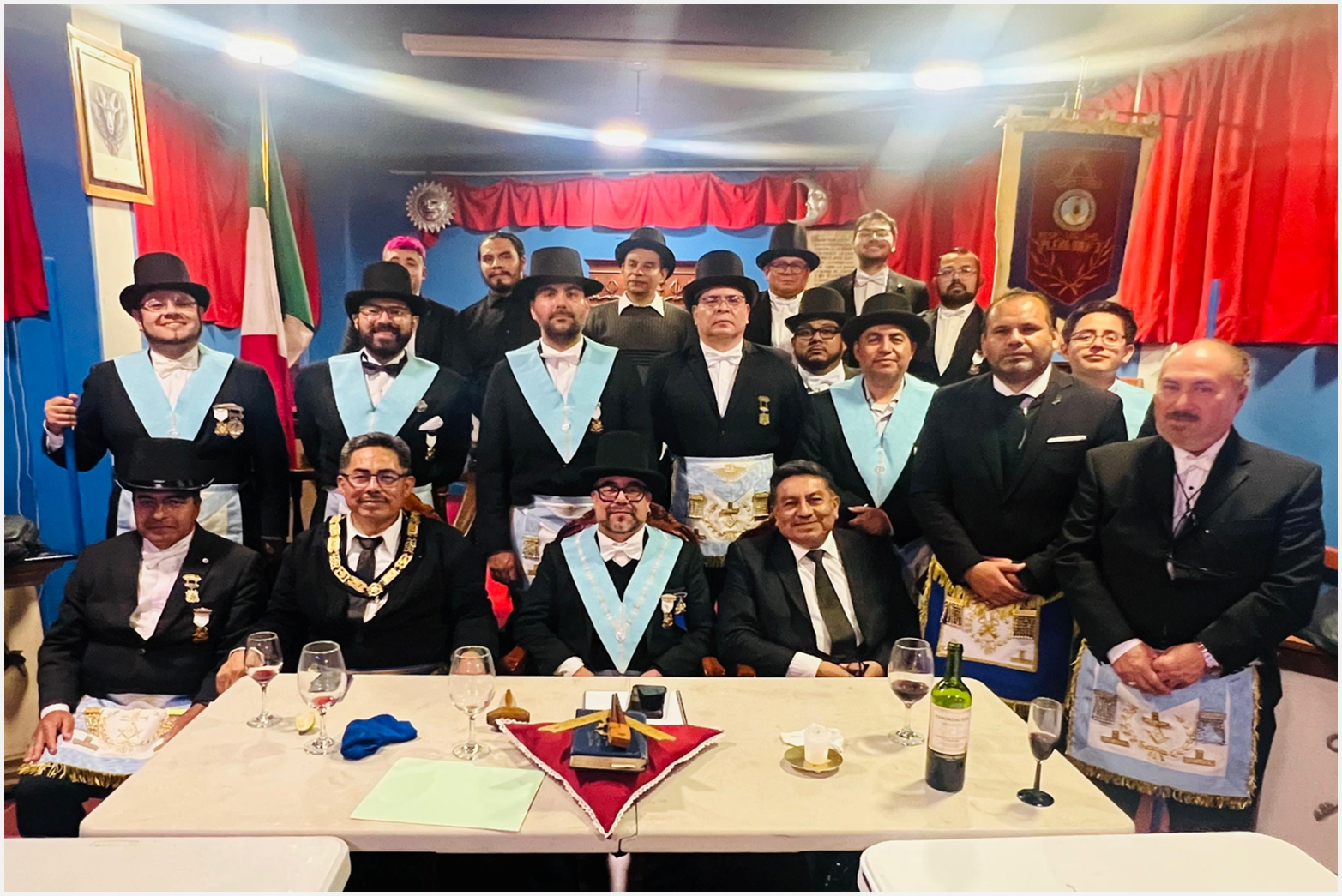 Lee más sobre el artículo Pleno Día No. 3: Banquete masónico en el Rito Schroeder.