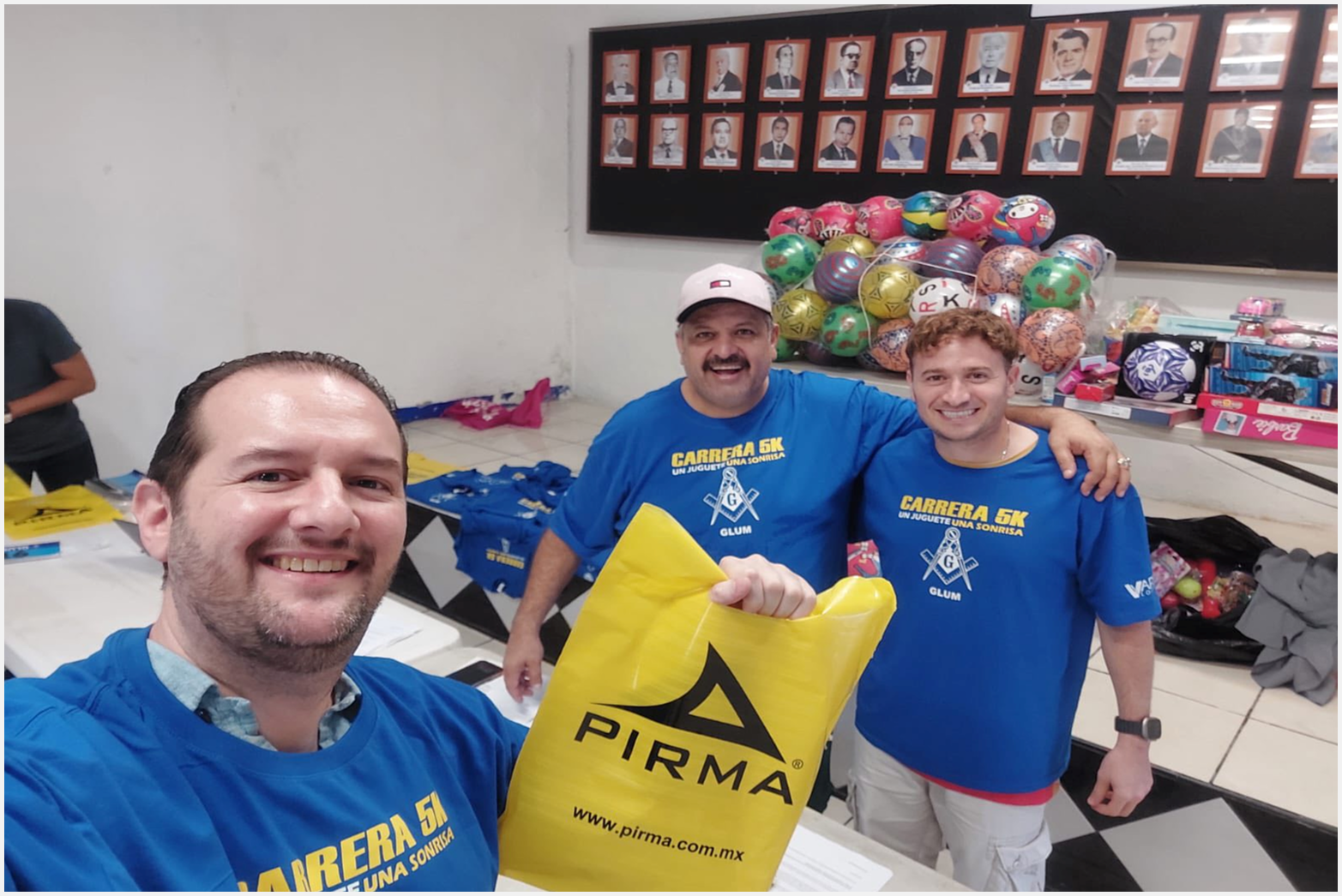 Lee más sobre el artículo XVI Distrito Masónico: Entrega de Kits para la Carrera “Un juguete, una sonrisa”