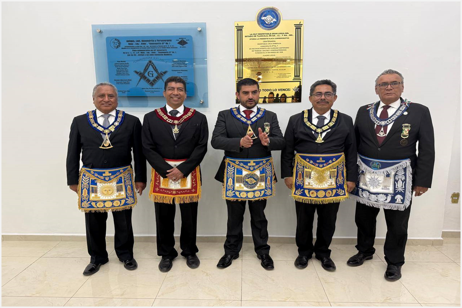 En este momento estás viendo Gran Maestro invitado a festejos del C aniversario de la logia Cosmopolita No.1.